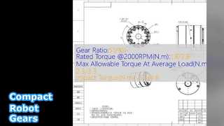 Moteur à engrenages pour robot compact HONPINE